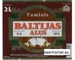 Õllepudeli silt Baltijas Alus  2 L (Baltic Beer for Latvian market)