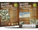 Reklaam Raasiku Brewery flyer , two-sided