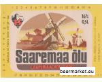 Õllepudeli silt SAAREMAA ÕLU (Saaremaa Beer)